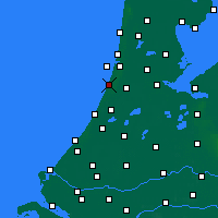 Nearby Forecast Locations - Zandvoort - Carte