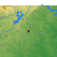 Nearby Forecast Locations - Winder - Carte