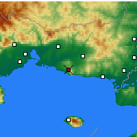 Nearby Forecast Locations - Marónia - Carte