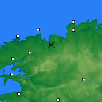 Nearby Forecast Locations - Morlaix - Carte
