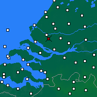 Nearby Forecast Locations - Spijkenisse - Carte