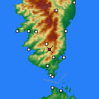 Nearby Forecast Locations - Levie - Carte