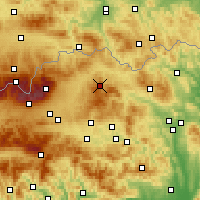 Nearby Forecast Locations - Nová Ľubovňa - Carte