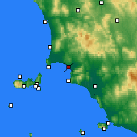 Nearby Forecast Locations - Follonica - Carte