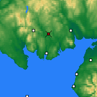 Nearby Forecast Locations - Loch Ken - Carte