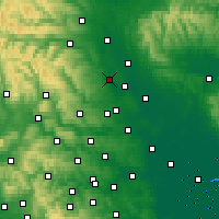 Nearby Forecast Locations - Ripon - Carte