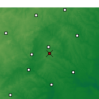 Nearby Forecast Locations - Cary - Carte