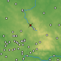 Nearby Forecast Locations - Myszków - Carte