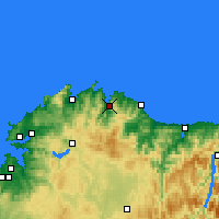 Nearby Forecast Locations - Viveiro - Carte