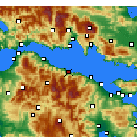 Nearby Forecast Locations - Égira - Carte