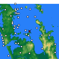 Nearby Forecast Locations - Gannet Rock - Carte