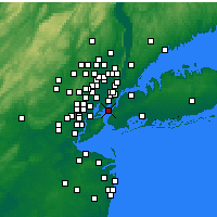 Nearby Forecast Locations - Jersey - Carte