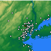 Nearby Forecast Locations - Little Falls station - Carte