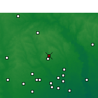 Nearby Forecast Locations - Willis - Carte